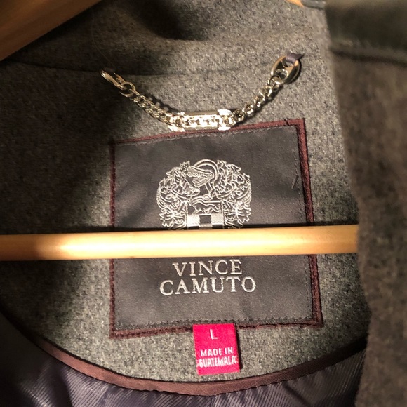 Vince Camuto zip up wool coat - Picture 4 of 4